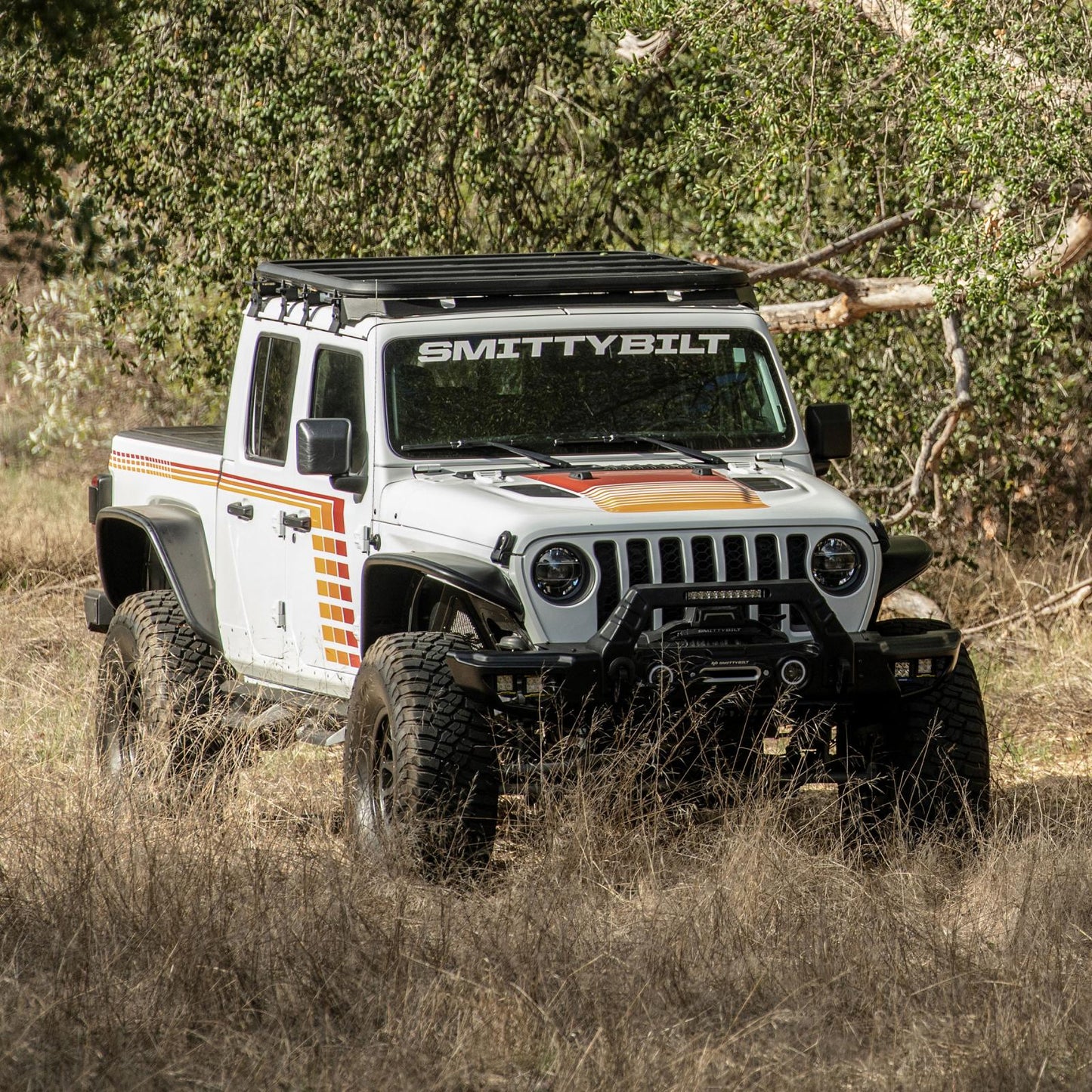 Defender Platform Rack Kit 2020-2023 Jeep Gladiator Smittybilt-6