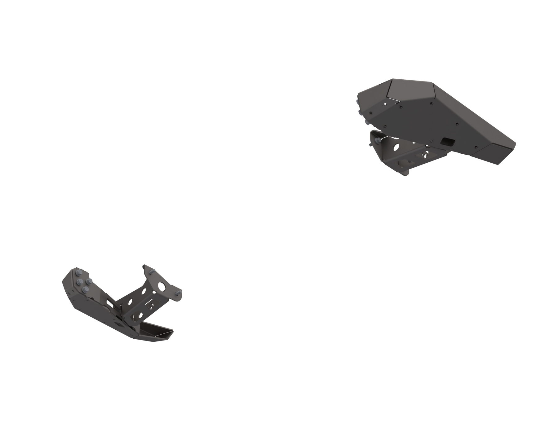 Artec Industries 07-Up Jeep Wranger/Gladiator High Clearance Rear Bumper Corner PodsBlack Powdercoat