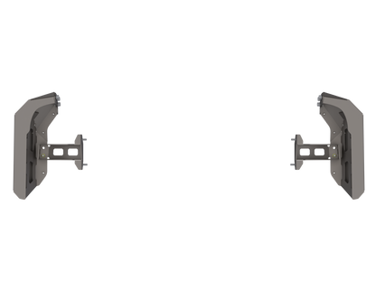07-Up Jeep Wranger/Gladiator High Clearance Rear Bumper Corner Pods Boatside Cut Powdercoat Steel Artec Industries-2