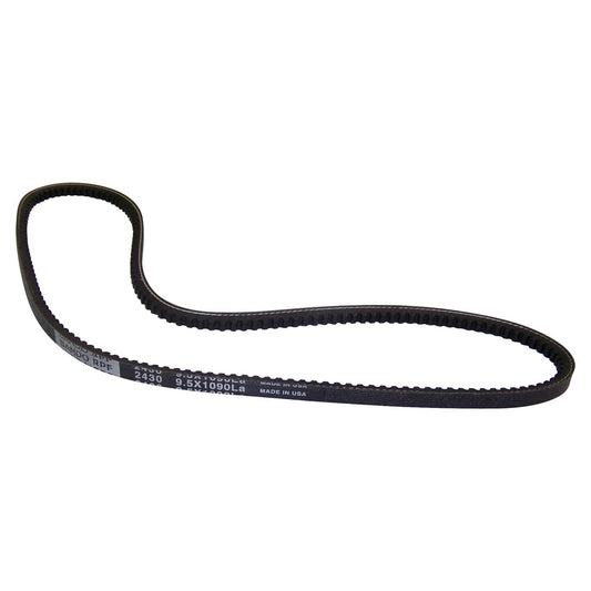 Accessory Drive Belt for Select 71-86 Jeep CJ, YJ, XJ, SJ, J-Series, C104 Models Crown Automotive
