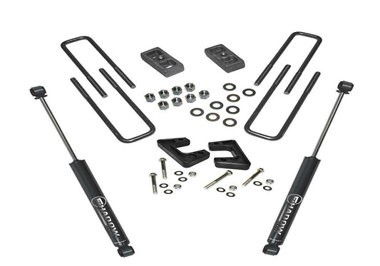 2.5 Inch Lift Kit 2007-2018 Chevy Silverado and GMC Sierra 1500 4WD with Rear Shocks Superlift