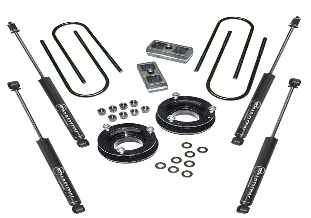 2 Inch Lift Kit 2003-2013 Dodge Ram 2500, 2003-2012 Ram 3500, and 2006-2013 Ram 1500 Mega Cab with Shocks Superlift