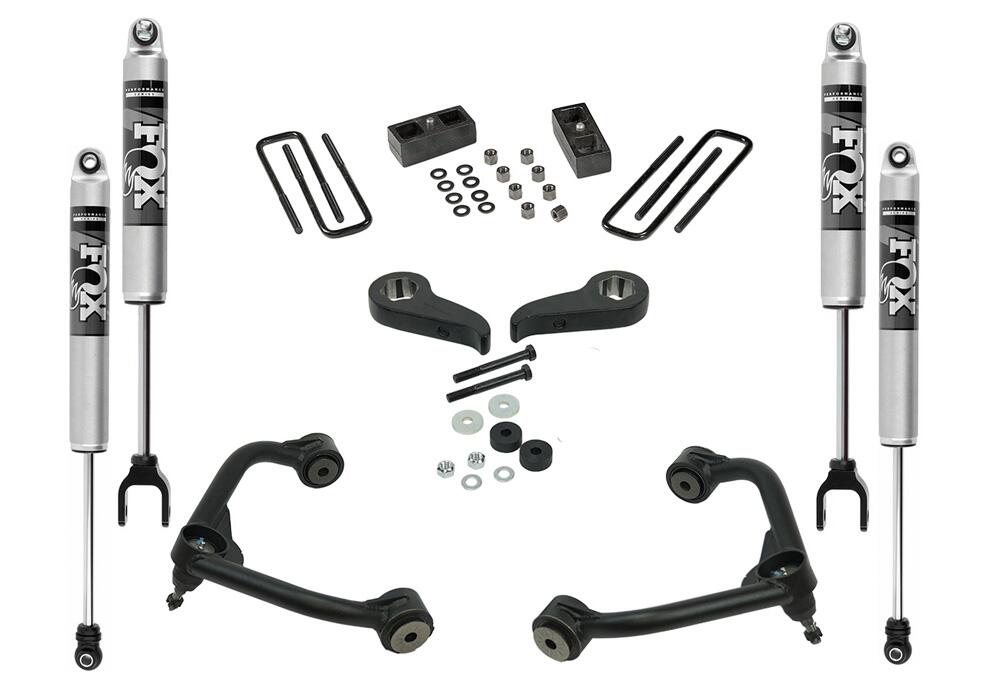 3 Inch Lift Kit 2020-2025 Chevy Silverado/GMC Sierra 2500 Hd/3500 Hd with Fox 2.0 Shocks without Overload Leaf Springs Superlift-3