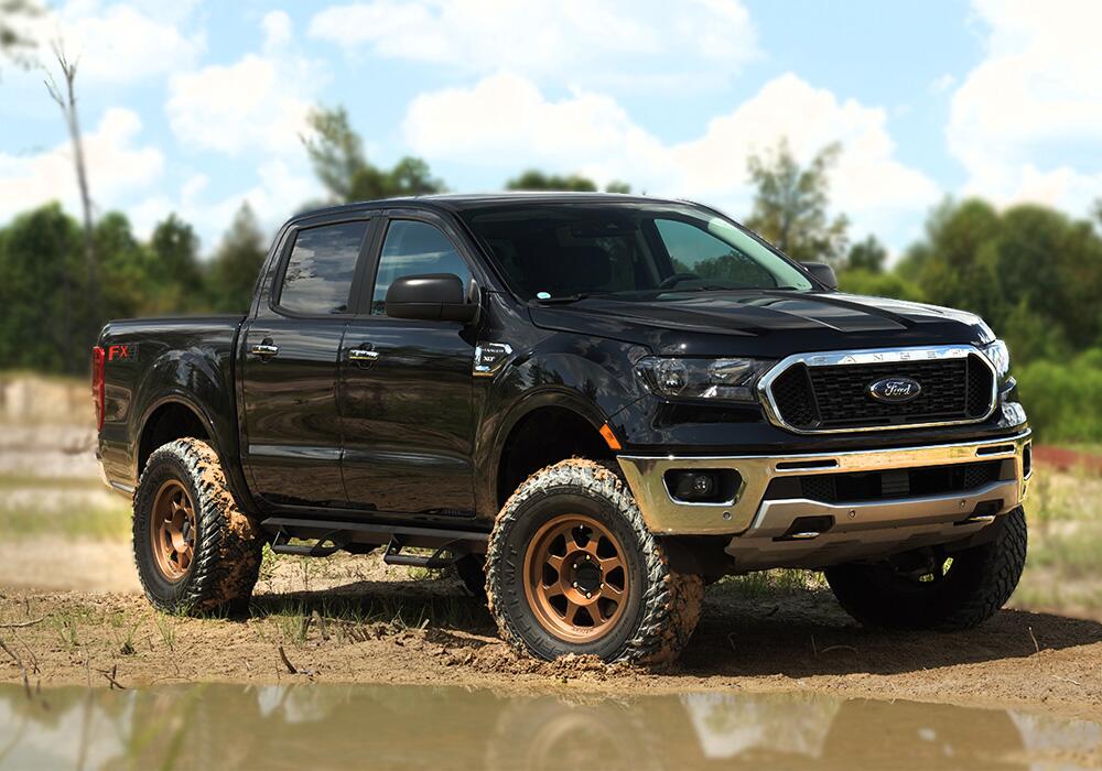 3.5 Inch Lift Kit 2019-2022 Ford Ranger 4WD with Shocks Superlift-1