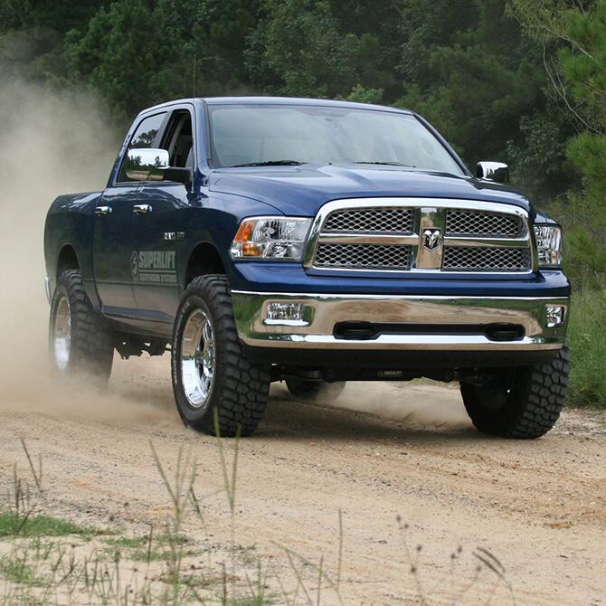 6 Inch Lift Kit 2009-2011 Dodge Ram 1500 4WD with Shocks Superlift-3