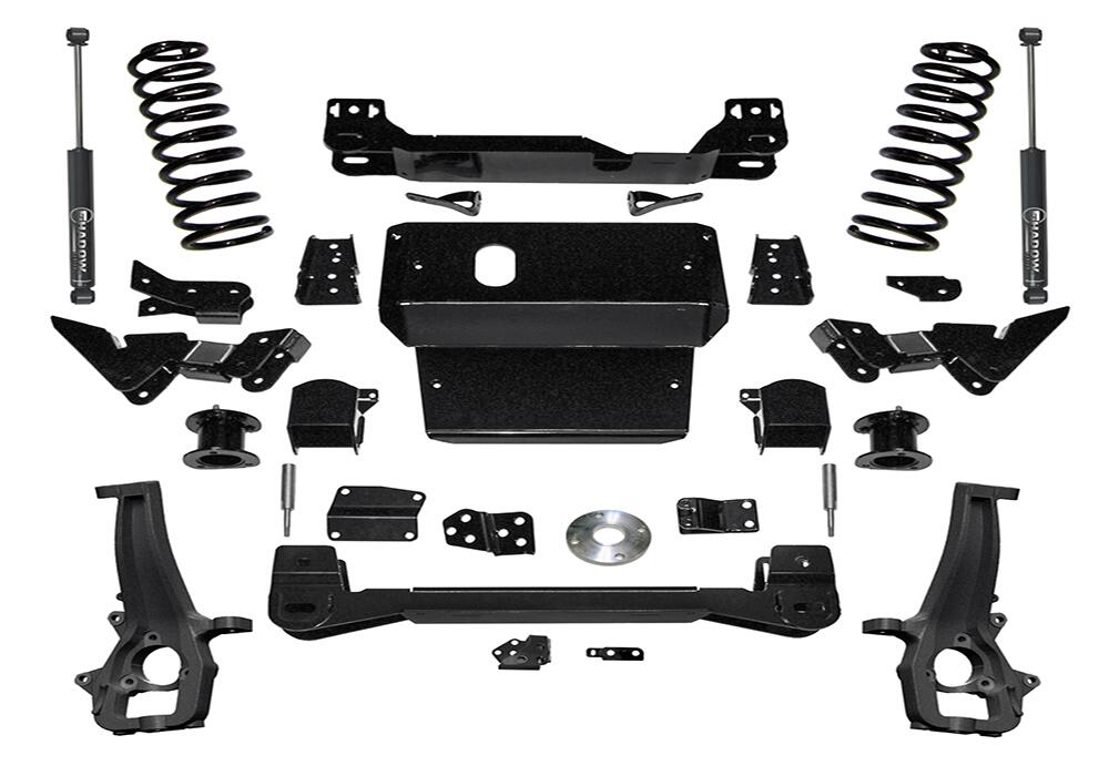 4 Inch Lift Kit 2012-2018 (2019-2021 Classic) Dodge Ram 1500 4WD Gas and Eco Diesel Models with Shocks Superlift-7