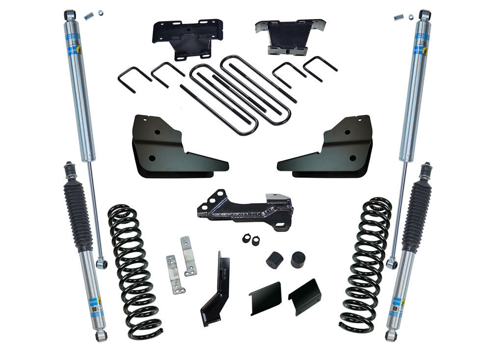 4 Inch Lift Kit 2023-2025 Ford F-250/350 4WD with Diesel Engine without Auto Leveling Headlight Function with Shocks Superlift-6