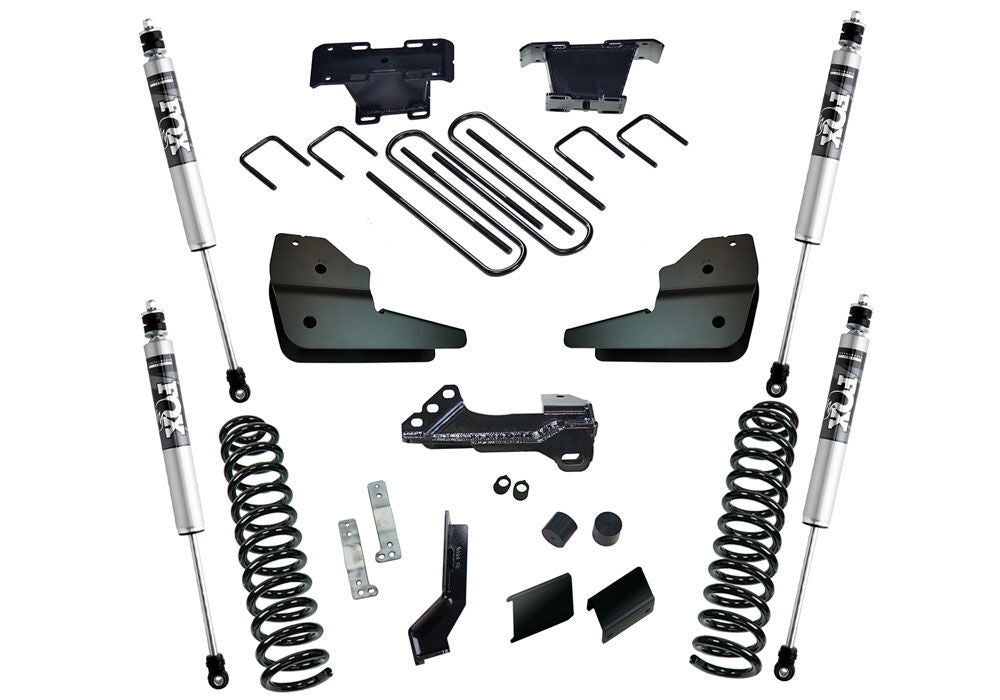 4 Inch Lift Kit 2023-2025 Ford F-250/350 4WD with Diesel Engine without Auto Leveling Headlight Function with Shocks Superlift-4