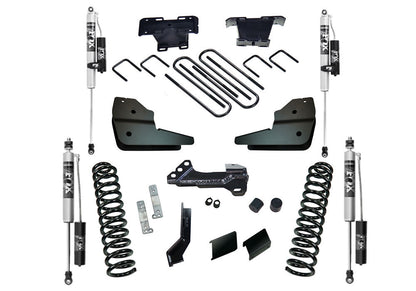 4 Inch Lift Kit 2023-2025 Ford F-250/350 4WD with Diesel Engine without Auto Leveling Headlight Function with Shocks Superlift-2
