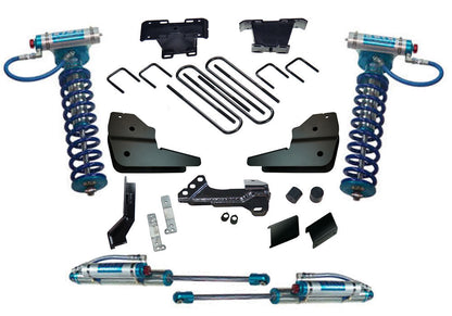 4 Inch Lift Kit 2023-2025 Ford F-250/350 4WD with Diesel Engine without Auto Leveling Headlight Function with Shocks Superlift