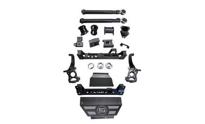 5 Inch Lift Kit 2021-2024 Ford Bronco 4-Door 4WD Non-Sport with Sasquatch Package Will not fit Sport , Wildtrack, First Edition, or Raptor models or models without Sasquatch Package. Superlift