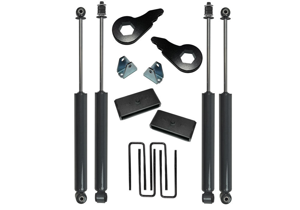2 Inch Lift Kit 2001-2010 Chevy Silverado/GMC Sierra 2500 Hd/3500 Hd 4WD with Rear Shocks Superlift