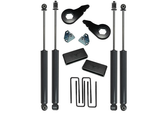 2 Inch Lift Kit 2001-2010 Chevy Silverado/GMC Sierra 2500 Hd/3500 Hd 4WD with Rear Shocks Superlift