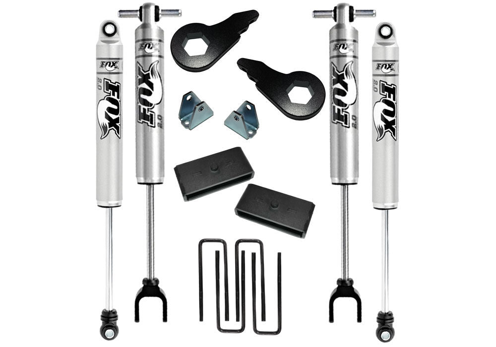 2 Inch Lift Kit 2020-2025 Chevy Silverado/GMC Sierra 2500 Hd/3500 Hd 4WD with Fox 2.0 Rear Shocks Superlift