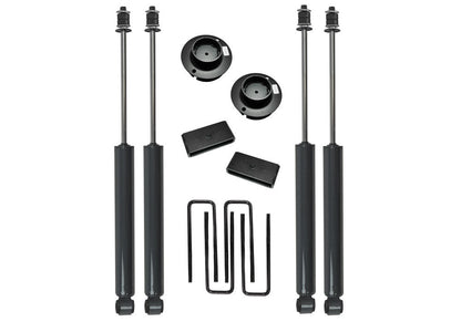 2.5 Inch Lift Kit 2019-2024 Ram 3500 4WD with Shocks Superlift