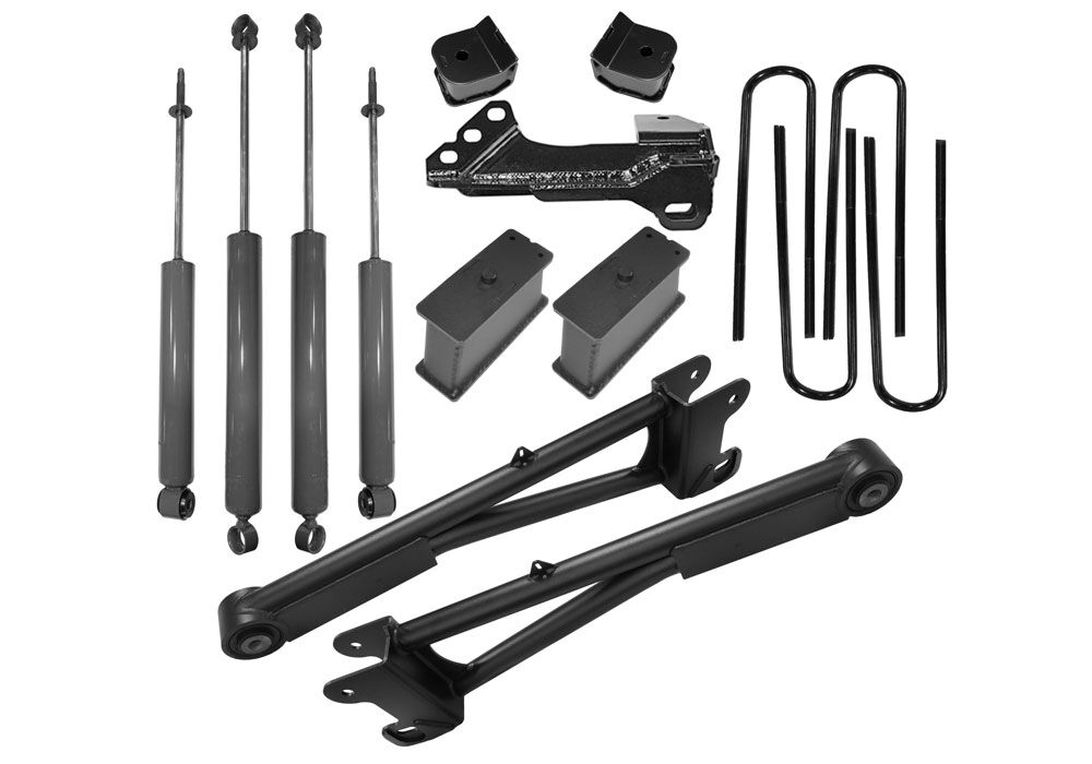 2 Inch Spacer Lift Kit 2011-2022 Ford F-250/F-350 4WD with Radius Arms and Shocks Superlift