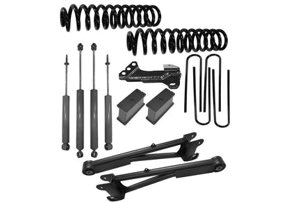 2 Inch Coil Spring Lift Kit 2011-2016 Ford F-250/F-350 4WD with Radius Arms and Shocks Superlift