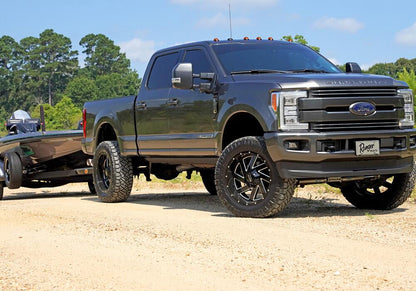 4 Inch 4-Link Lift Kit 2023-2025 Ford F-250/F-350 4WD Diesel Engine with Fox 2.0 Shocks Will Not work with Auto Leveling Headlight Function Superlift-1