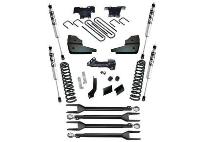 4 Inch 4-Link Lift Kit 2023-2025 Ford F-250/F-350 4WD Diesel Engine with Fox 2.0 Shocks Will Not work with Auto Leveling Headlight Function Superlift-2
