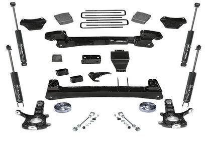 6 Inch Lift Kit 1999-2006 Chevy Silverado and GMC Sierra 1500 4WD Knuckle Kit with Shocks Superlift-8