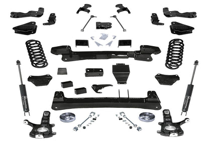6 Inch Lift Kit 2000-2006 Chevy Suburban, Tahoe and GMC Yukon 4WD Knuckle Kit with Shocks Superlift-2