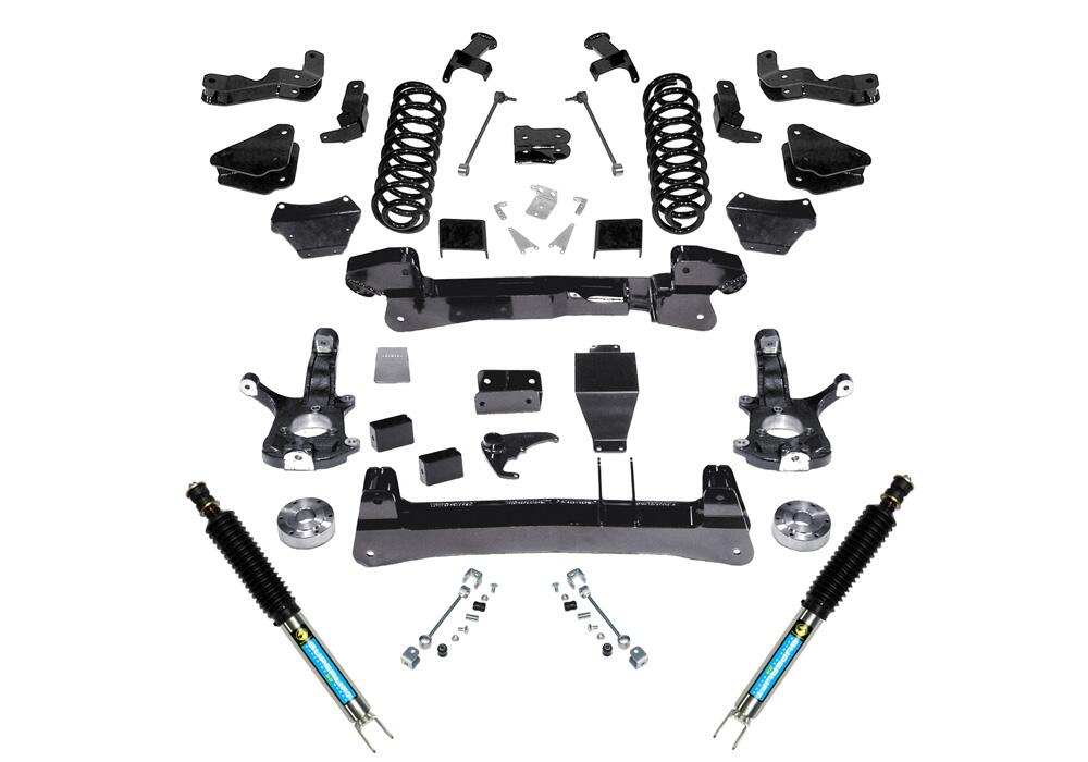 6 Inch Lift Kit 2000-2006 Chevy Suburban, Tahoe and GMC Yukon 4WD Knuckle Kit with Shocks Superlift
