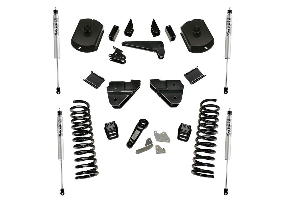 4 Inch Lift Kit 2014-2018 Dodge Ram 2500 4WD Diesel Engine without Replacement Radius Arms with Fox 2.0 Shocks with Radius Arm Drop Brackets Superlift-2
