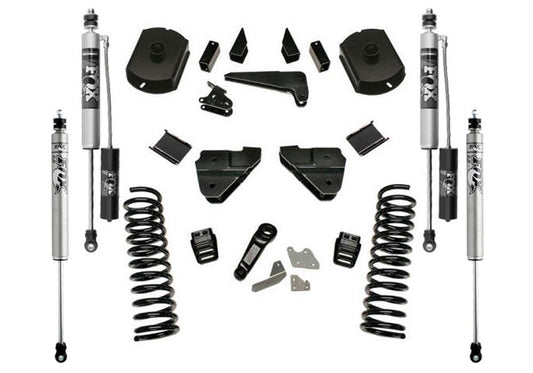 4 Inch Lift Kit 2014-2018 Dodge Ram 2500 4WD Diesel Engine without Replacement Radius Arms with Fox 2.0 Shocks with Radius Arm Drop Brackets Superlift