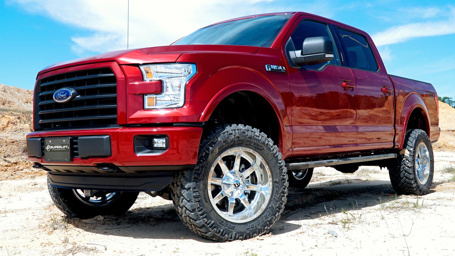 4.5 Inch Lift Kit 2015-2020 Ford F-150 4WD with Bilstein Rear Shocks Superlift