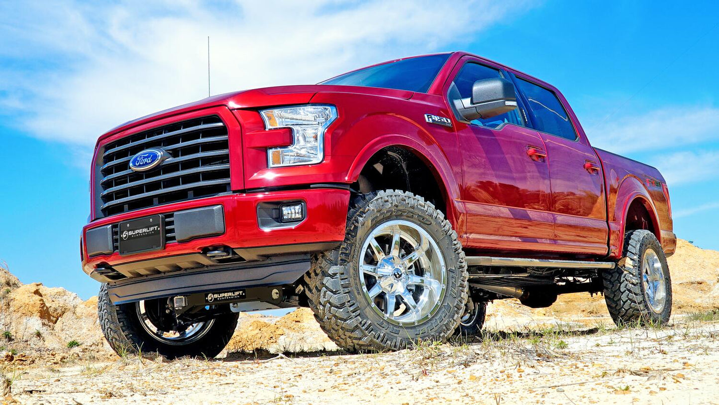 4.5 Inch Lift Kit 2015-2020 Ford F-150 4WD with Rear Shocks Superlift-2