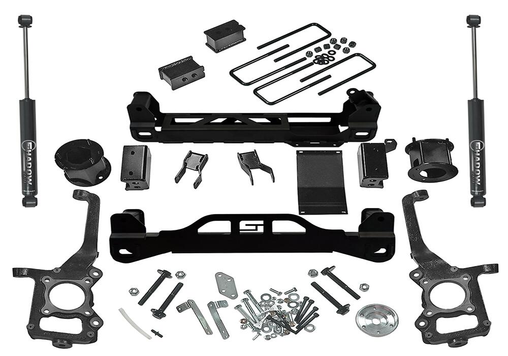 6 Inch Lift Kit 2015-2020 Ford F-150 4WD with Shocks Superlift-7