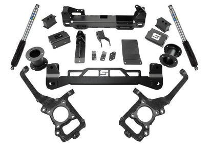 6 Inch Lift Kit 2021-2024 Ford F-150 non-Raptor 4WD without Tremor Package with Shocks Superlift-9