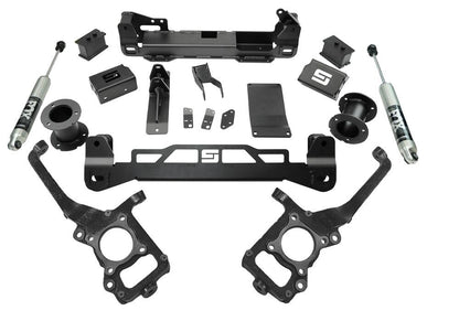 6 Inch Lift Kit 2021-2024 Ford F-150 non-Raptor 4WD without Tremor Package with Shocks Superlift-4