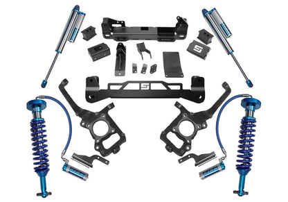 6 Inch King Edition Lift Kit 2021-2024 Ford F-150 non-Raptor 4WD without Tremor Package with King Front Coil Overs and King Reservoir Rear Shocks Superlift-2