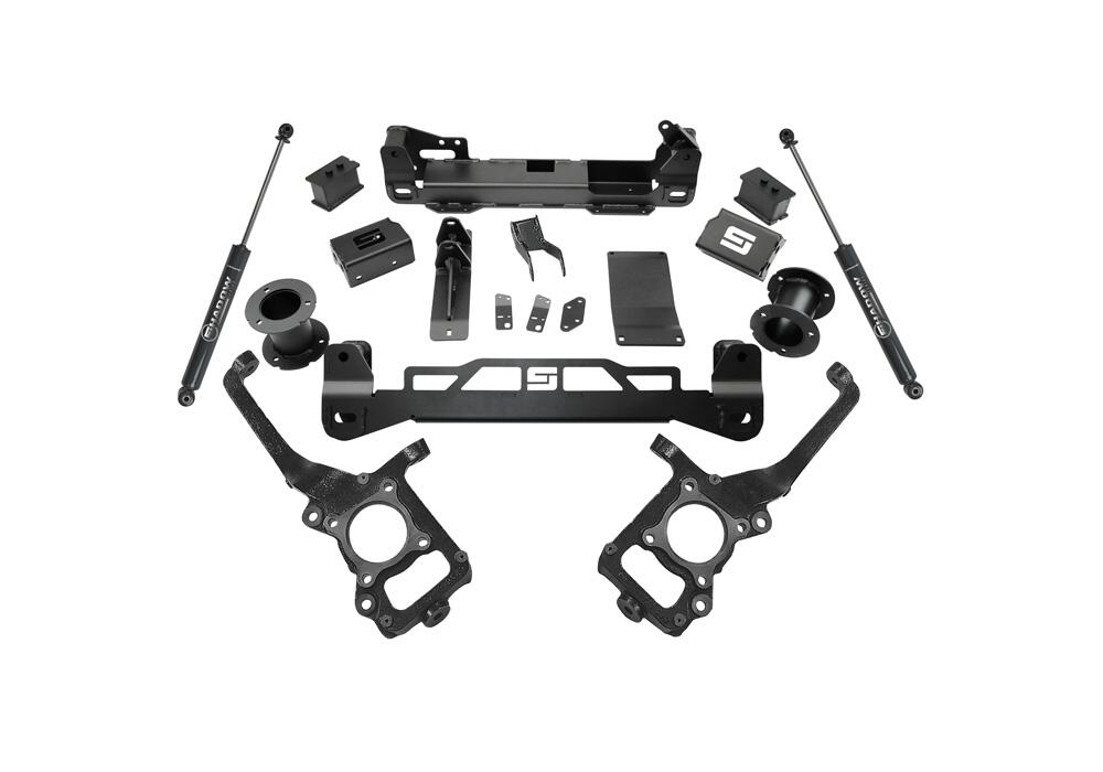 6 Inch Lift Kit 2021-2024 Ford F-150 non-Raptor 4WD without Tremor Package with Shocks Superlift-14