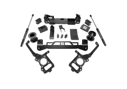 6 Inch Lift Kit 2021-2024 Ford F-150 non-Raptor 4WD without Tremor Package with Shocks Superlift-14
