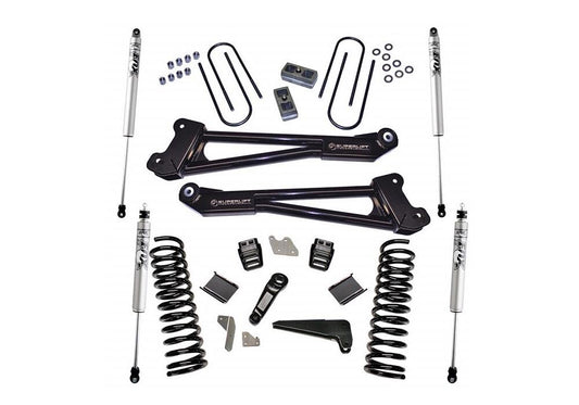 4 Inch Lift Kit 2013-2018 Dodge Ram 3500 4WD Diesel Engine Replacement Radius Arms with Shocks Superlift