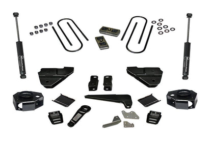 4 Inch Lift Kit 2013-2018 Dodge Ram 3500 4WD with Front Shock Brackets and Rear Shocks Superlift
