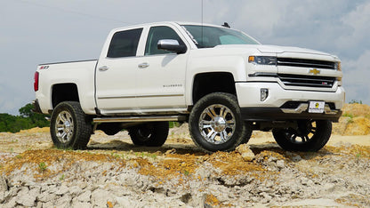 6.5 Inch Lift Kit 2014-2018 Chevy Silverado and GMC Sierra 1500 4WD with Aluminum or Stamped Steel Control Arms with Shocks Superlift-1