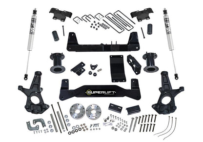 6.5 Inch Lift Kit 2007-2013 Chevy Silverado and GMC Sierra 1500 4WD with Shocks Superlift-4