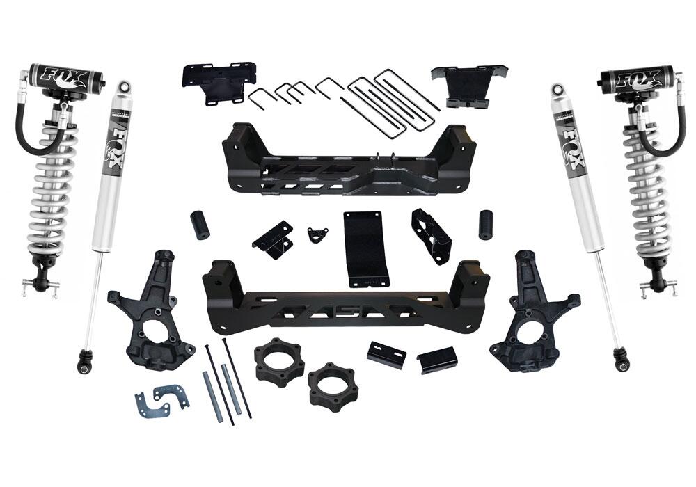 6.5 Inch Lift Kit 2007-2013 Chevy Silverado and GMC Sierra 1500 4WD with Shocks Superlift