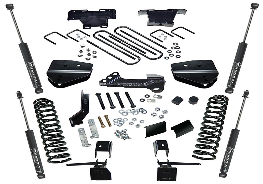4 Inch Lift Kit 2017-2022 Ford F-250 and F-350 Super Duty 4WD with Shocks Diesel Only Superlift-7