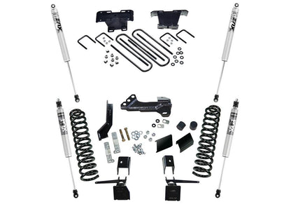 4 Inch Lift Kit 2017-2022 Ford F-250/350 4WD Diesel Engine with Replacement Radius Arms with Fox 2.0 Shocks Superlift-2
