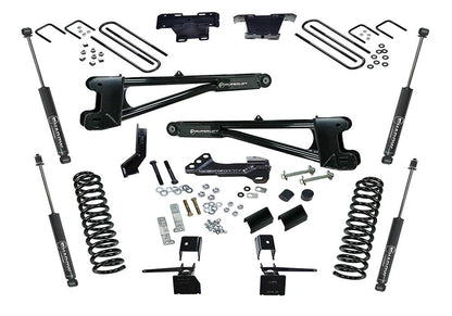 4 Inch Radius Arm Lift Kit 2017-2022 Ford F-250 and F-350 Super Duty 4WD with Shocks Diesel Only Superlift-3
