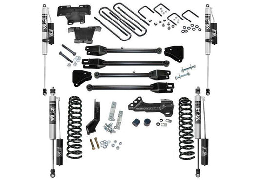 4 Inch Lift Kit 2017-2022 Ford F-250/350 4WD Diesel Engine with 4-Link Conversion with Fox 2.0 Shocks Superlift