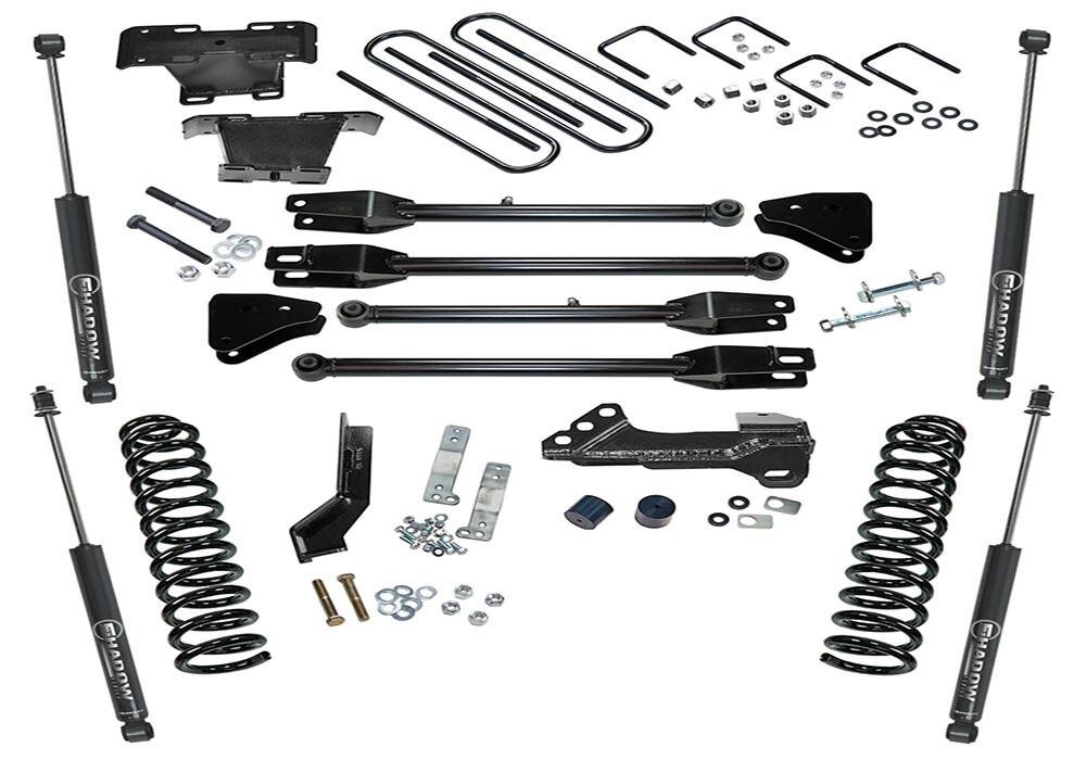 4 Inch 4-Link Lift Kit 2017-2022 Ford F-250 and F-350 Super Duty with Shocks 4WD Diesel Only Superlift-4