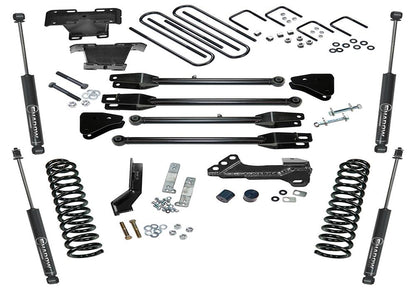 4 Inch 4-Link Lift Kit 2017-2022 Ford F-250 and F-350 Super Duty with Shocks 4WD Diesel Only Superlift-4