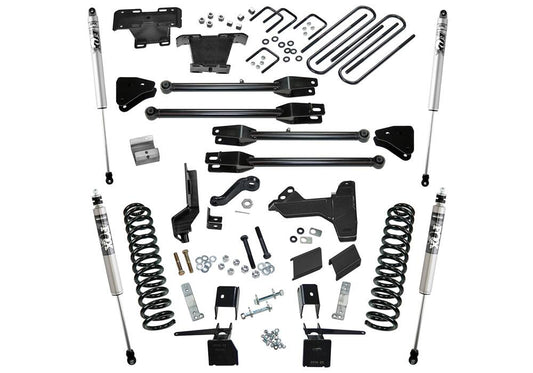 6 Inch Lift Kit 2017-2022 Ford F-250/350 4WD Diesel with 4-Link Conversion with Fox 2.0 Series Shocks Superlift