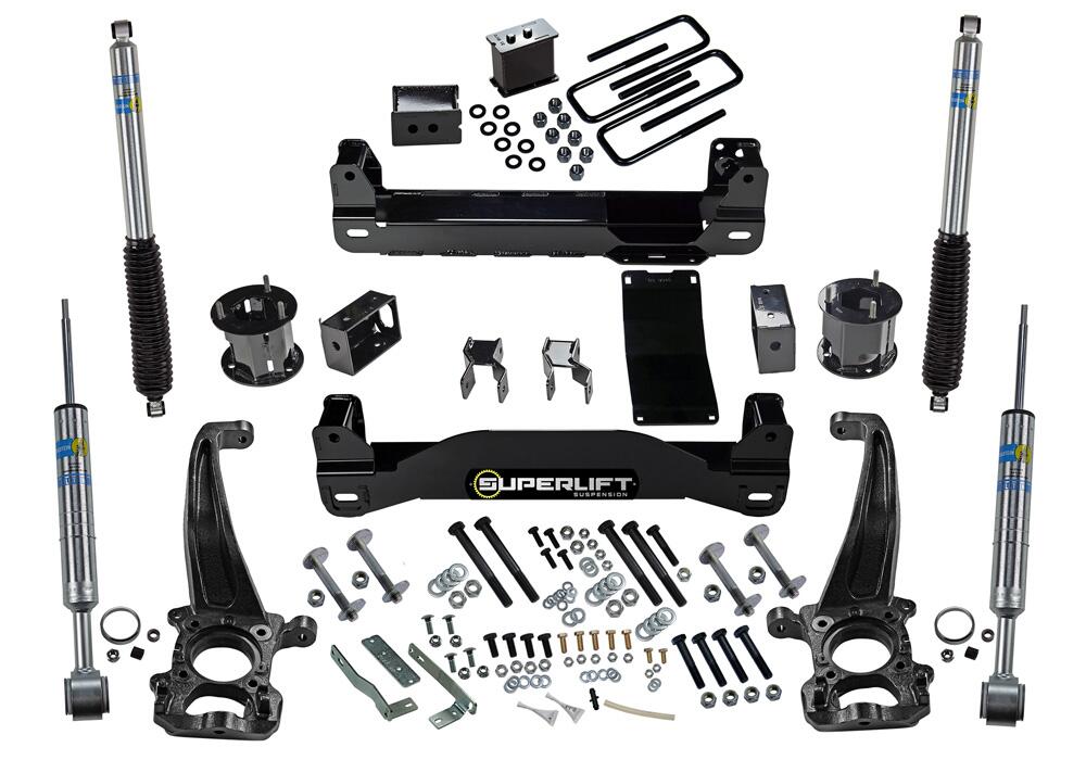 4.5 Inch Lift Kit 2004-2008 Ford F-150 4WD with Shocks Superlift-3