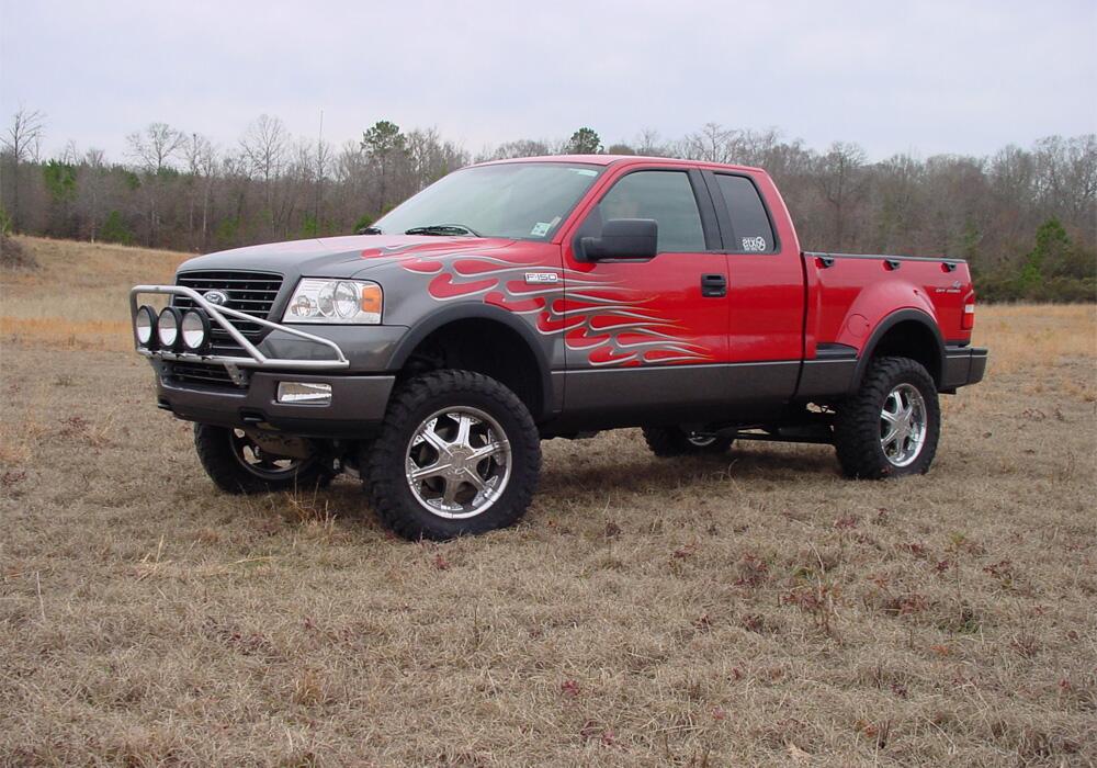 6 Inch Lift Kit 2004-2008 Ford F-150 4WD with Bilstein Rear Shocks Superlift-1
